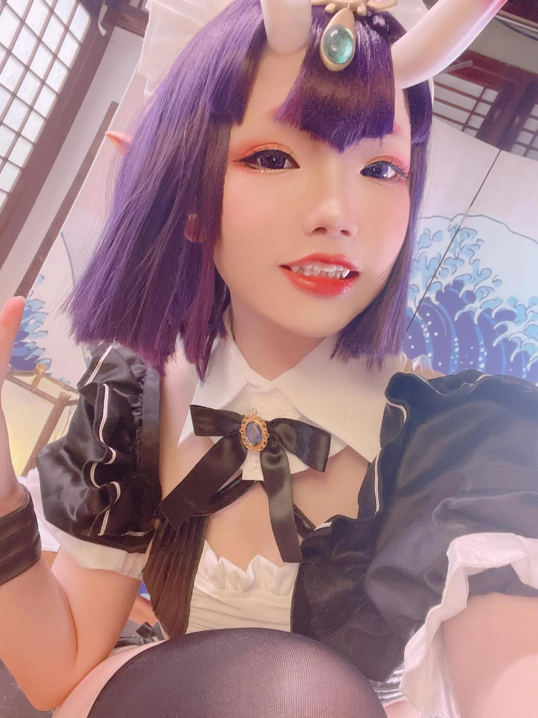雪晴Astra – NO.30 酒吞童子女仆-附赠 [10P]插图7